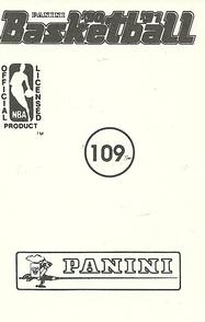 1990-91 Panini Stickers #109 Rik Smits Back