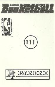 1990-91 Panini Stickers #111 Reggie Miller Back