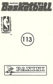 1990-91 Panini Stickers #113 Detlef Schrempf Back