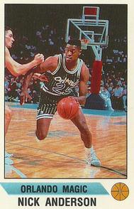 1990-91 Panini Stickers #123 Nick Anderson Front