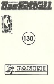 1990-91 Panini Stickers #130 Mike Gminski Back