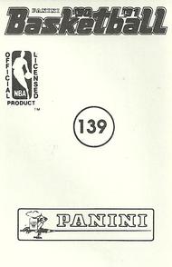 1990-91 Panini Stickers #139 Maurice Cheeks Back
