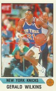 1990-91 Panini Stickers #142 Gerald Wilkins Front