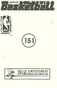 1990-91 Panini Stickers #151 Glen Rice Back