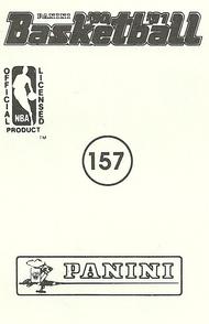 1990-91 Panini Stickers #157 Roy Hinson Back