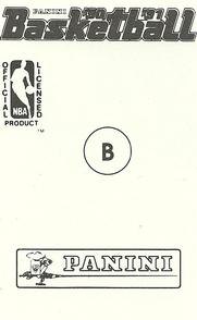 1990-91 Panini Stickers #B Magic Johnson Back