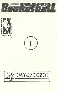 1990-91 Panini Stickers #I Patrick Ewing Back