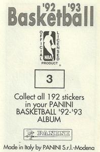 1992-93 Panini Stickers #3 Robert Horry Back