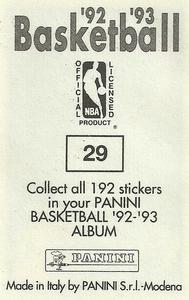 1992-93 Panini Stickers #29 Ken Norman Back