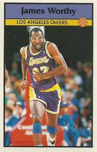 1992-93 Panini Stickers #33 James Worthy Front