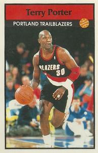 1992-93 Panini Stickers #48 Terry Porter Front