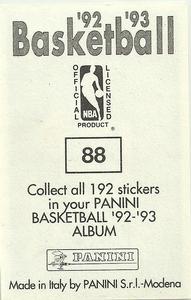 1992-93 Panini Stickers #88 Terry Cummings Back