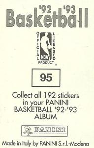 1992-93 Panini Stickers #95 Magic Johnson Back