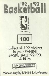 1992-93 Panini Stickers #100 Karl Malone Back