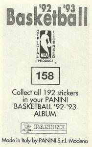 1992-93 Panini Stickers #158 Reggie Lewis Back