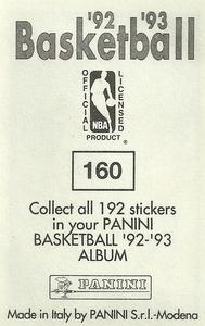1992-93 Panini Stickers #160 Kevin Gamble Back