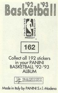 1992-93 Panini Stickers #162 John Bagley Back