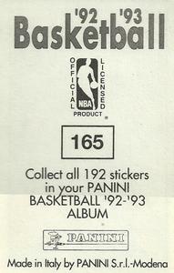1992-93 Panini Stickers #165 Grant Long Back