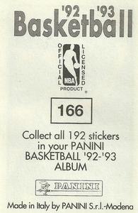 1992-93 Panini Stickers #166 Rony Seikaly Back