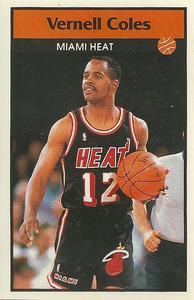 1992-93 Panini Stickers #167 Vernell Coles Front