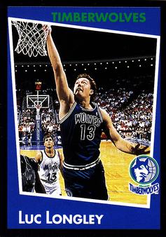 1993-94 Panini Stickers #100 Luc Longley  Front
