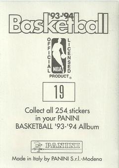 1993-94 Panini Stickers #19 Ken Norman  Back