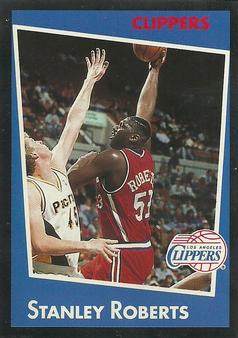 1993-94 Panini Stickers #20 Stanley Roberts  Front