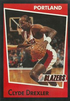 1993-94 Panini Stickers #41 Clyde Drexler  Front