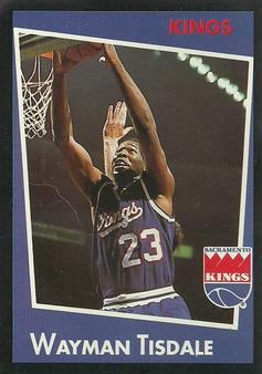 1993-94 Panini Stickers #56 Wayman Tisdale  Front
