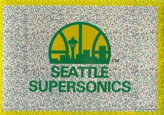 1993-94 Panini Stickers #62 Supersonics Team Logo  Front