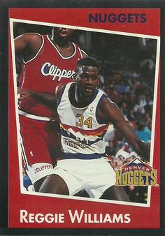 1993-94 Panini Stickers #85 Reggie Williams  Front