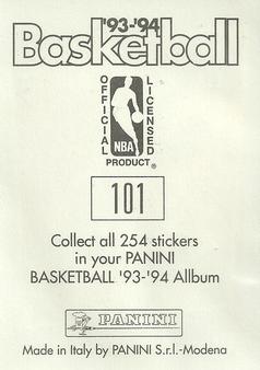 1993-94 Panini Stickers #101 Chuck Person  Back
