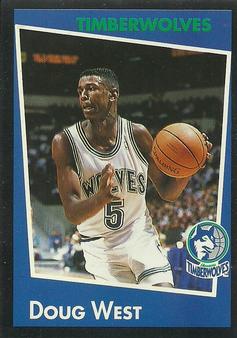 1993-94 Panini Stickers #102 Doug West  Front