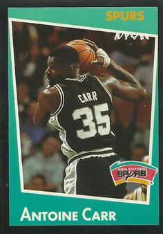 1993-94 Panini Stickers #105 Antoine Carr  Front
