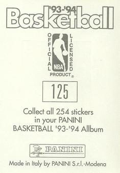 1993-94 Panini Stickers #125 Bucks Team Logo  Back