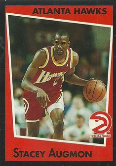 1993-94 Panini Stickers #131 Stacey Augmon  Front