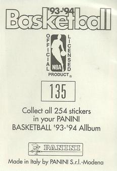 1993-94 Panini Stickers #135 Steve Henson  Back
