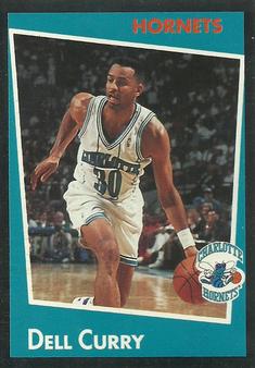 1993-94 Panini Stickers #141 Dell Curry  Front