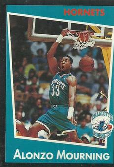 1993-94 Panini Stickers #146 Alonzo Mourning  Front