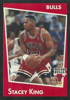 1993-94 Panini Stickers #153 Stacey King  Front