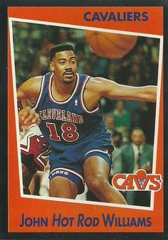 1993-94 Panini Stickers #166 Hot Rod Williams  Front