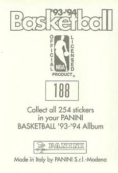 1993-94 Panini Stickers #188 Magic Team Logo  Back