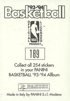 1993-94 Panini Stickers #189 Donald Royal  Back