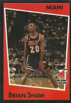 1993-94 Panini Stickers #210 Brian Shaw  Front