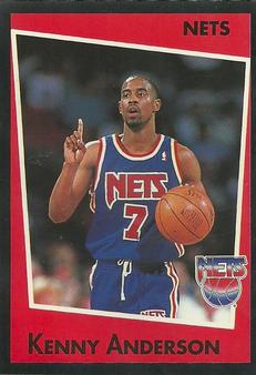 1993-94 Panini Stickers #213 Kenny Anderson  Front