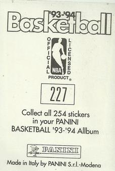 1993-94 Panini Stickers #227 Glenn Doc Rivers Back