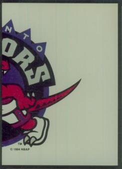 1994-95 Panini Stickers #2 Toronto Raptors  Front