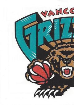 1994-95 Panini Stickers #3 Vancouver Grizzlies  Front