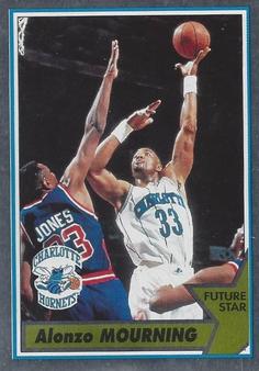 1994-95 Panini Stickers #27 Alonzo Mourning  Front