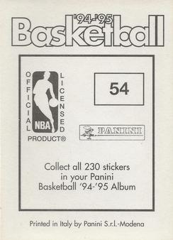 1994-95 Panini Stickers #54 Dale Davis  Back